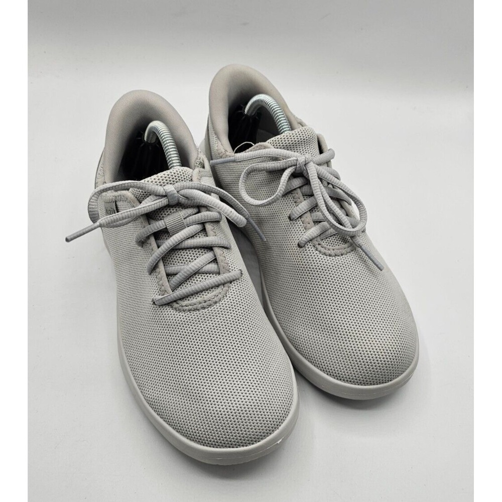 Kizik Madrid Eco Knit Sneakers Womens 7 Wide Gray Hands Free Walking Casual Mesh